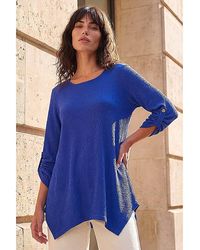 Roman - Roman Textured Stretch Tunic Top - Lyst