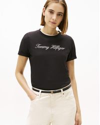Tommy Hilfiger - Script Crew Neck Tee - Lyst