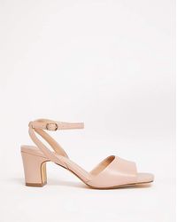 JD Williams - Ankle Strap Block Heel Sandal E Fit - Lyst