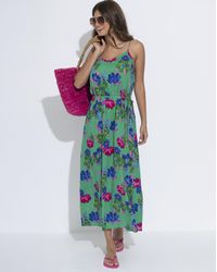 Pour Moi - Melanie Sheer Belt Maxi Beach Dress - Lyst