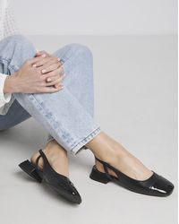 Simply Be - Slingback Toe Cap Shoes Ex Wide Fit - Lyst
