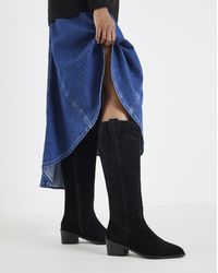 JD Williams - Suede Knee Western Boot Ex Wide - Lyst