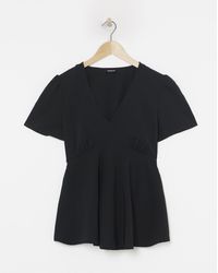 Simply Be - V Neck Tea Blouse - Lyst