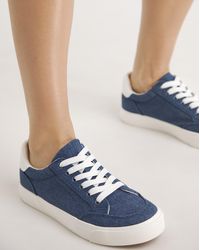 Simply Be - Classic Lace Up Trainer Wide - Lyst