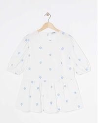 Simply Be - Embroidered Puff Sleeve Top - Lyst