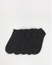 Pretty Secrets - 5 Pack Super Value Trainer Liner Socks - Lyst