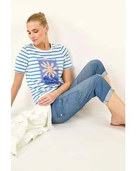 Roman - Roman Cropped Cargo Stretch Trouser - Lyst