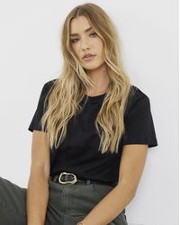Simply Be - Slub Slim Fit Crew Neck T-Shirt - Lyst