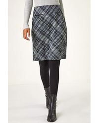 Roman - Roman Elastic Waist Pocket Pencil Skirt - Lyst