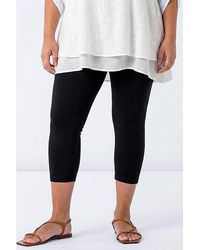 Roman Curve - Plain Cropped Leggings - Lyst