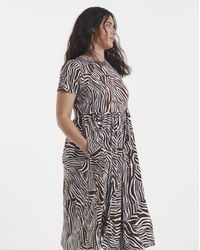 Simply Be - Jersey Midi Dress With Pockets - Lyst