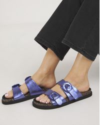 Simply Be - Double Buckle Sandal Ex Wide - Lyst