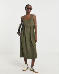 Simply Be - Cargo Utility Midi Dress - Lyst
