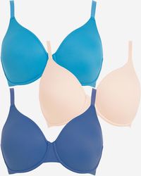 Pretty Secrets - 3 Pack Claire Micro Wired Full Cup Bras - Lyst