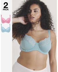 Pretty Secrets - 2 Pack New Jane Wired Full Cup Bras - Lyst