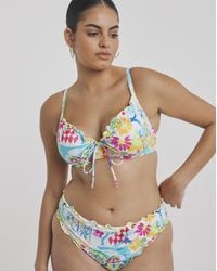 Simply Be - Positano Print Low Rise Bikini Brief - Lyst