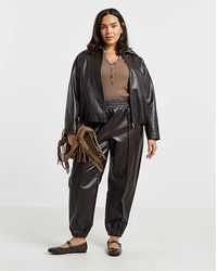 Simply Be - Pu Balloon Trouser - Lyst