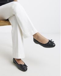 Simply Be - Quilted Ballerina Shoes Wide Fit - Lyst