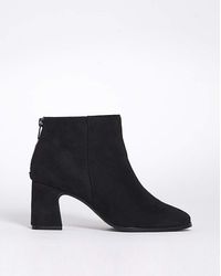 Simply Be - Outside Zip Ankle Boot Wide - Lyst