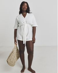 JD Williams - Cotton Beach Playsuit - Lyst