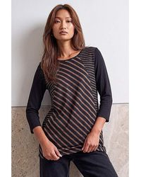 Roman - Roman Stripe Snood Tunic Top - Lyst