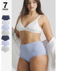 Pretty Secrets - 7 Pack Full Fit Brief - Lyst