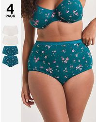 Slimma - 4 Pack Full Fit Knickers - Lyst