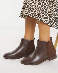 JD Williams - Classic Mixed Material Ankle Boot Eee - Lyst