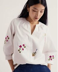 Seasalt - Cornwall Grace Embroidered Top - Lyst