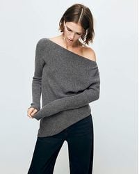 Mango - Bardot Jumper - Lyst