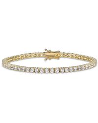 iJewel - 9Ct Round Cz Tennis Bracelet - Lyst