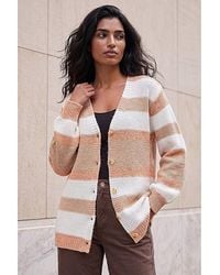 Roman - Roman Stripe Knit Cardigan - Lyst