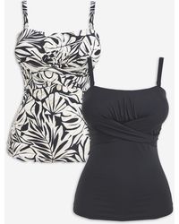 MAGISCULPT - 2 Pack Bandeau Tankini Tops - Lyst