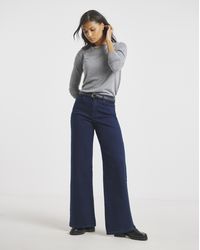 Simply Be - Fleece Lined Cosy Wide Leg Jeans - Lyst