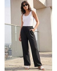 Roman - Roman Crinkle Textured Stretch Trouser - Lyst