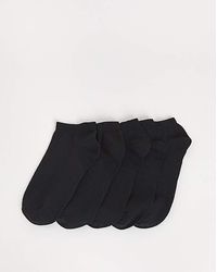 Pretty Secrets - 5 Pack Super Value Trainer Liner Socks - Lyst