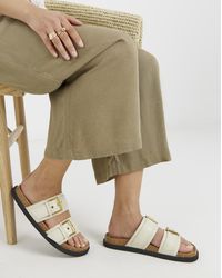 Simply Be - Two Strap Buckle Sandals Extra Wide Fit - Lyst