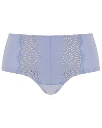 Pretty Secrets - Broderie Cotton Short - Lyst
