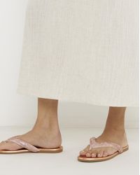 Simply Be - Flat Toe Post Sandals Extra Wide Fit - Lyst