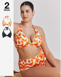 JD Williams - Value 2 Pack Bikini Tops - Lyst