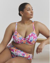 Elomi - Savaneta Plunge Bikini Top - Lyst
