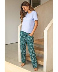 Pour Moi - Cotton T-Shirt Trouser Pyjama - Lyst