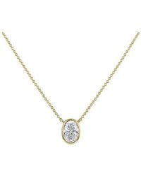 iJewel - 9Ct Lab Diamond 1Ct Necklace - Lyst
