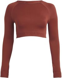 Pink Soda - Logo Seamless Ls Top - Lyst