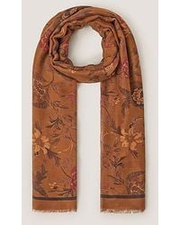 Monsoon - Princella Floral Print Scarf - Lyst
