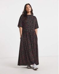 Simply Be - Cherry Print Supersoft Maxi Dress - Lyst