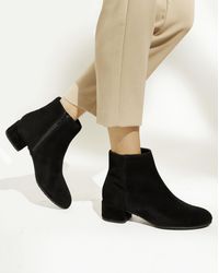Dune - Pippie Suede Ankle Boots Wide Fit - Lyst