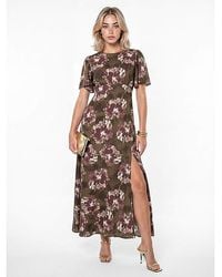 Lovedrobe - Floral Print Midaxi Dress - Lyst