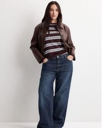 Mango - Striped Knit Sweater - Lyst