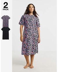 Simply Be - (2 Pack) Value Nighties - Lyst